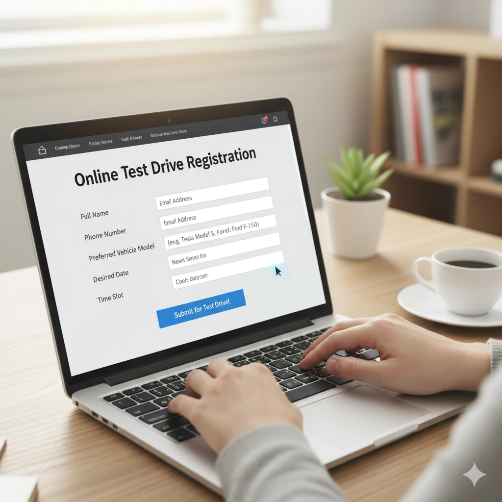 Schedule the test drive